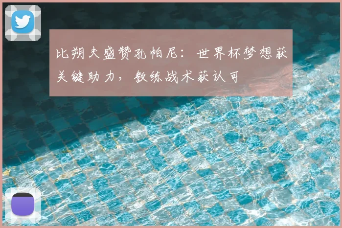 比朔夫盛赞孔帕尼:世界杯梦想获关键助力,教练战术获认可